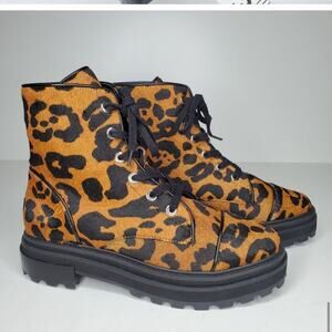 SCHUTZ BOOTIES MAYALOVA Animal Print PERFECT